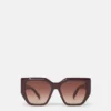 Chunky Square Cat-Eye Sunglasses Chunky Square Cat-Eye Sunglasses