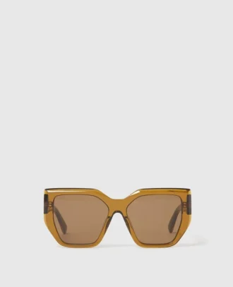 Chunky Square Cat-Eye Sunglasses