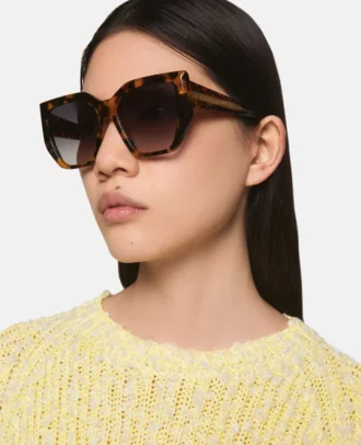 Chunky Square Cat-Eye Sunglasses