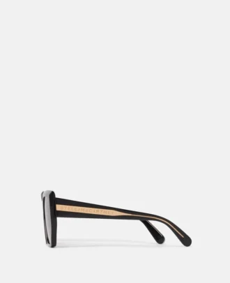 Chunky Square Cat-Eye Sunglasses