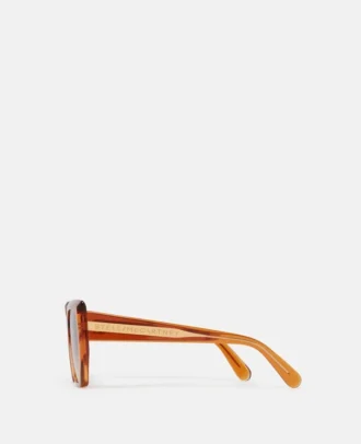 Chunky Square Cat-Eye Sunglasses