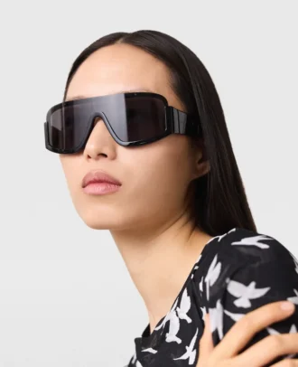 Chunky Straight-Edge Sunglasses