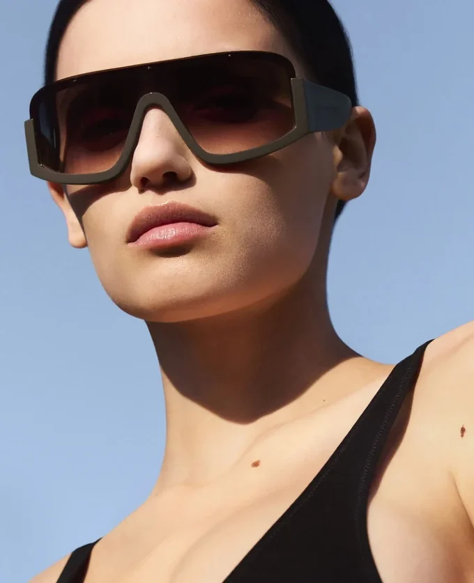 Chunky Straight-Edge Sunglasses Chunky Straight-Edge Sunglasses