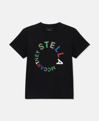 Circular Logo Embroidery T-Shirt