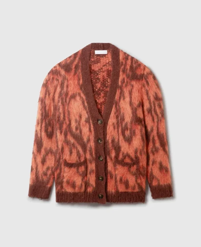 Cloud Leopard V-Neck Cardigan Cloud Leopard V-Neck Cardigan