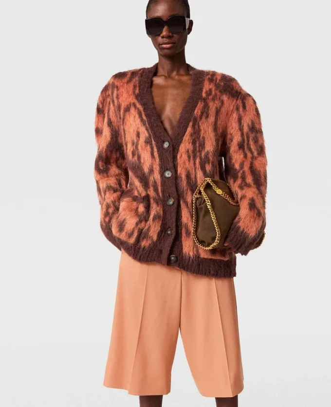 Cloud Leopard V-Neck Cardigan Cloud Leopard V-Neck Cardigan