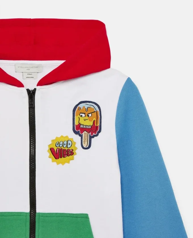 Color Block Fleece Zip Hoodie Color Block Fleece Zip Hoodie