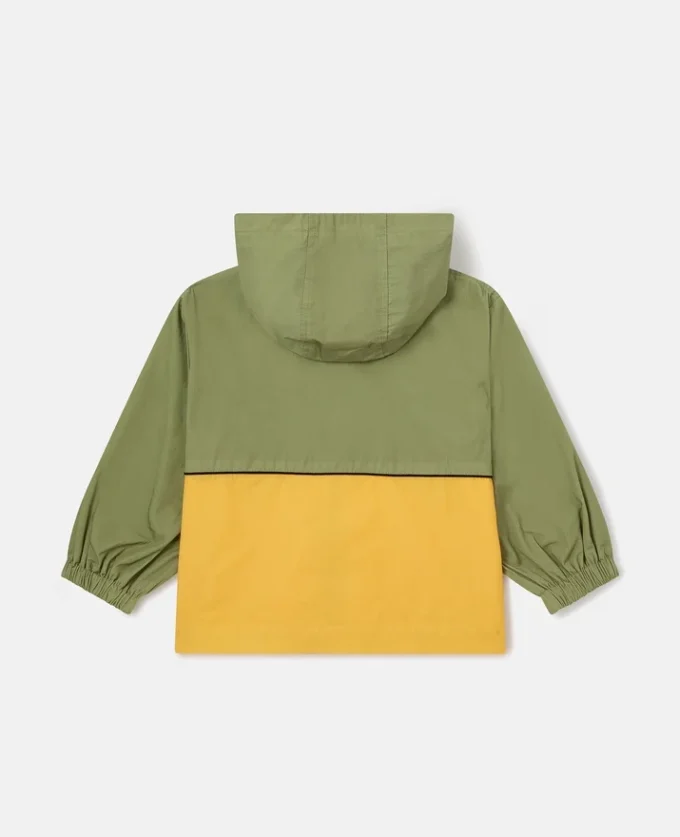 Colour Block Hooded Raincoat Colour Block Hooded Raincoat