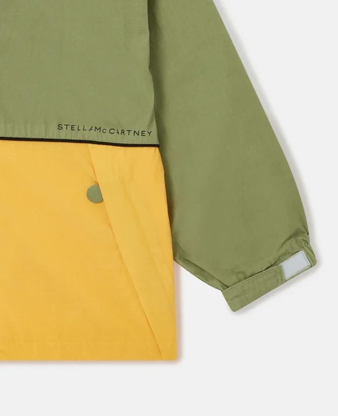 Colour Block Hooded Raincoat Colour Block Hooded Raincoat