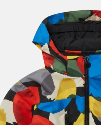 Colour Pop Smudge Print Hooded Jacket