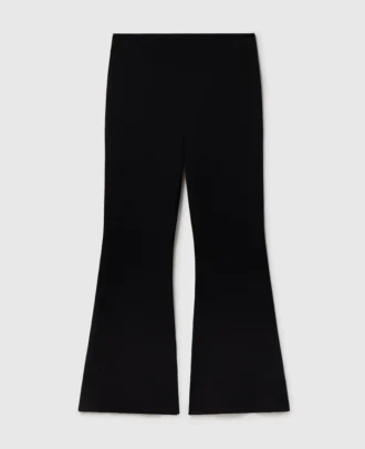 Compact Knit Flared Pants