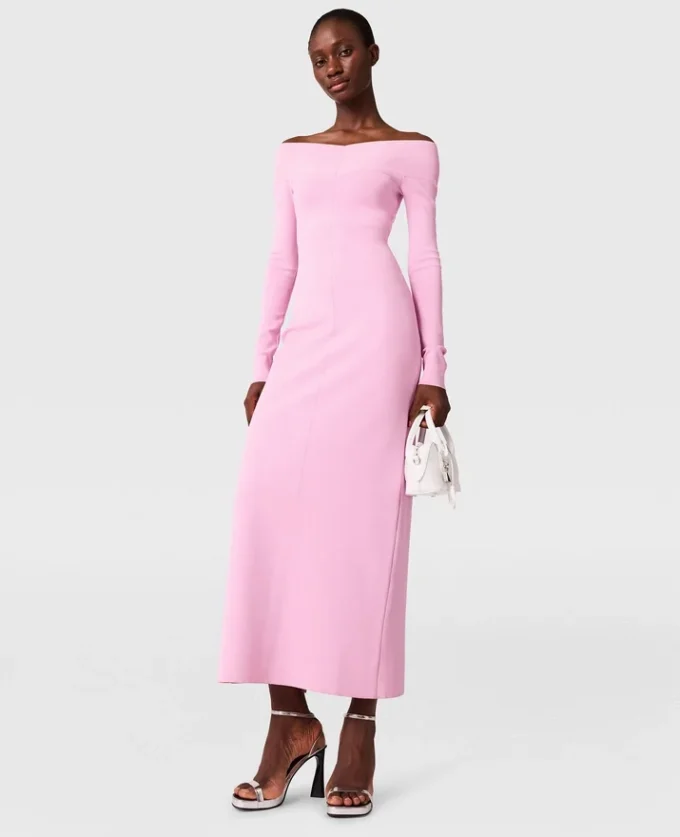 Compact Knit Long Sleeve Dress Compact Knit Long Sleeve Dress