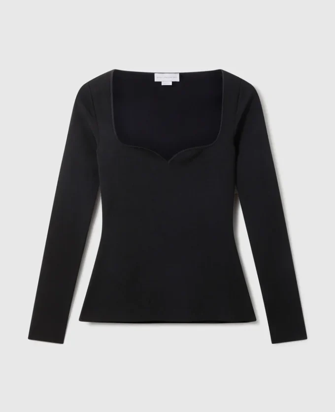 Compact Knit Long Sleeve Top Compact Knit Long Sleeve Top
