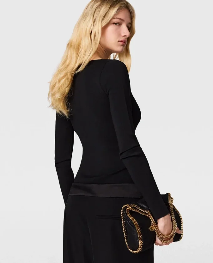 Compact Knit Long Sleeve Top Compact Knit Long Sleeve Top