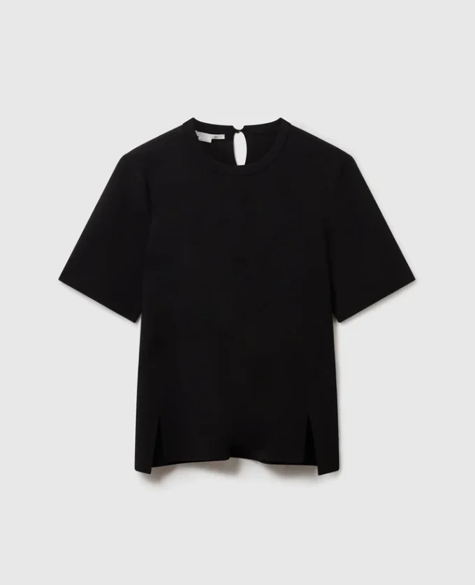 Compact Knit Short-Sleeve T-Shirt Compact Knit Short-Sleeve T-Shirt