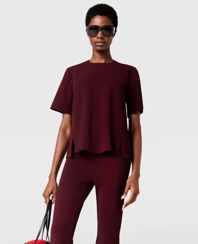 Compact Knit Short-Sleeve T-Shirt Compact Knit Short-Sleeve T-Shirt