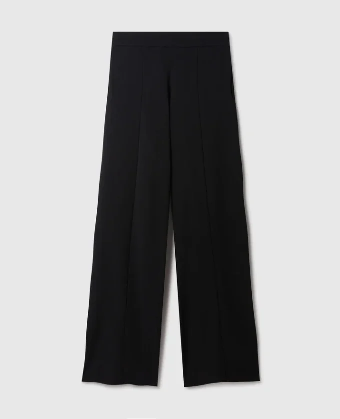 Compact Knit Straight-Leg Trousers Compact Knit Straight-Leg Trousers