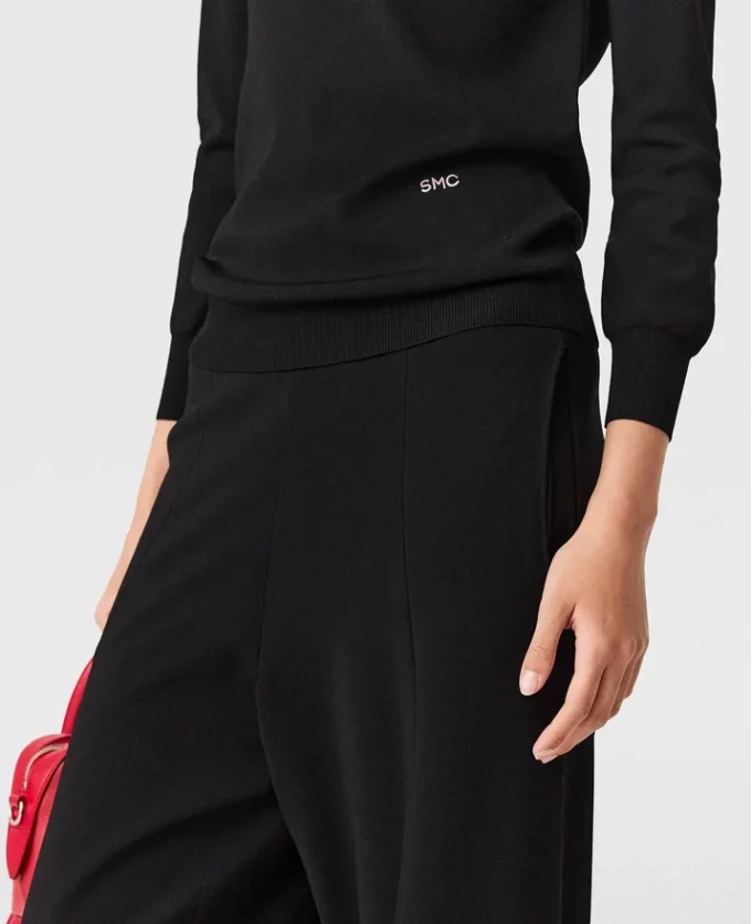 Compact Knit Straight-Leg Trousers Compact Knit Straight-Leg Trousers