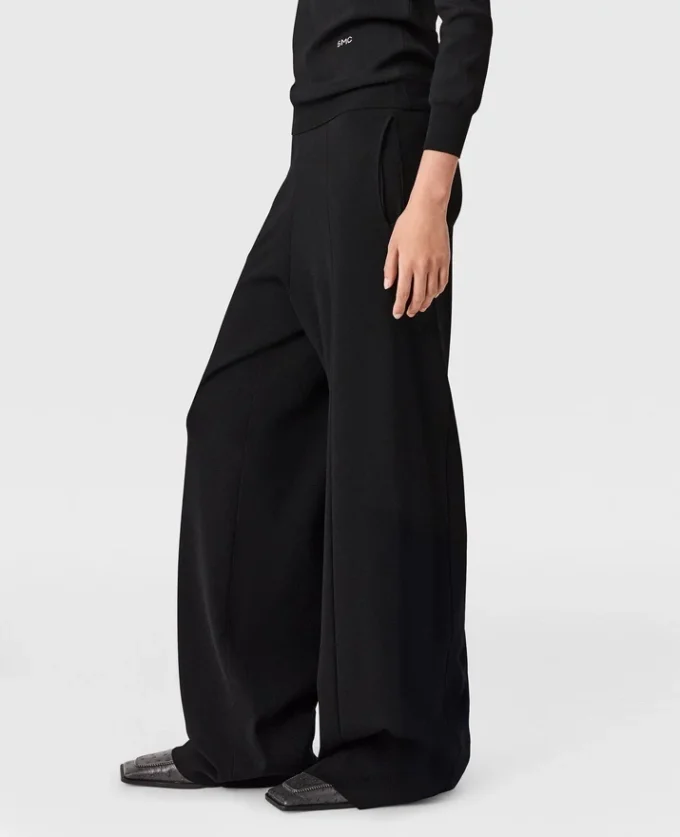 Compact Knit Straight-Leg Trousers Compact Knit Straight-Leg Trousers