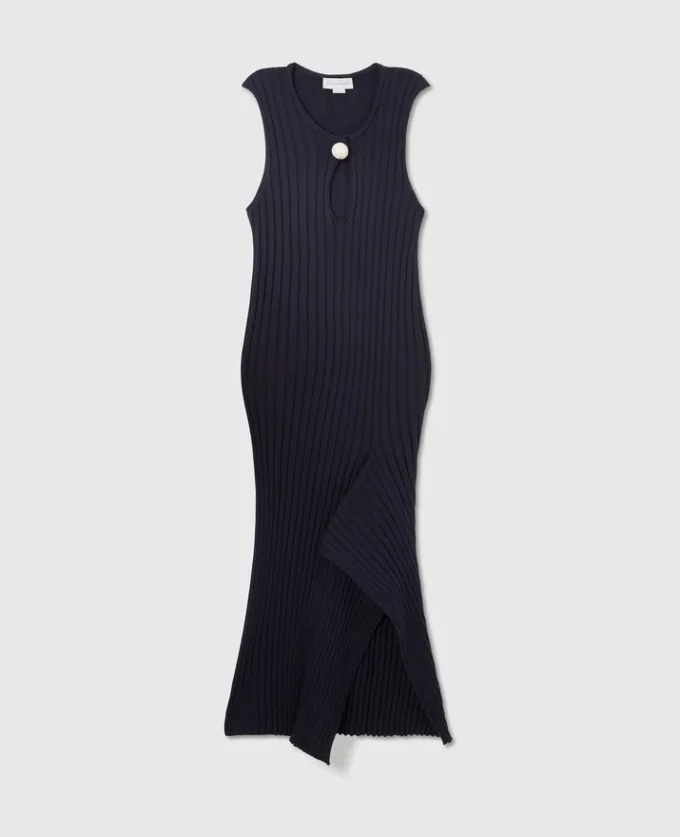Cotton Ribbed Dress Cotton Ribbed Dress