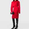 Cowl Neck Long-Sleeve Midi Dress Cowl Neck Long-Sleeve Midi Dress