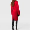 Cowl Neck Long-Sleeve Midi Dress Cowl Neck Long-Sleeve Midi Dress