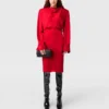 Cowl Neck Long-Sleeve Midi Dress Cowl Neck Long-Sleeve Midi Dress