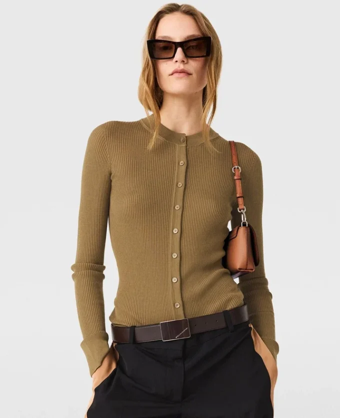 Crewneck Light Knit Cardigan Crewneck Light Knit Cardigan