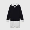 Crewneck Sweater Shirt Dress Crewneck Sweater Shirt Dress