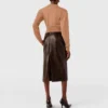 Crocodile Embossed Midi Skirt Crocodile Embossed Midi Skirt