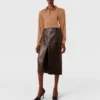 Crocodile Embossed Midi Skirt Crocodile Embossed Midi Skirt