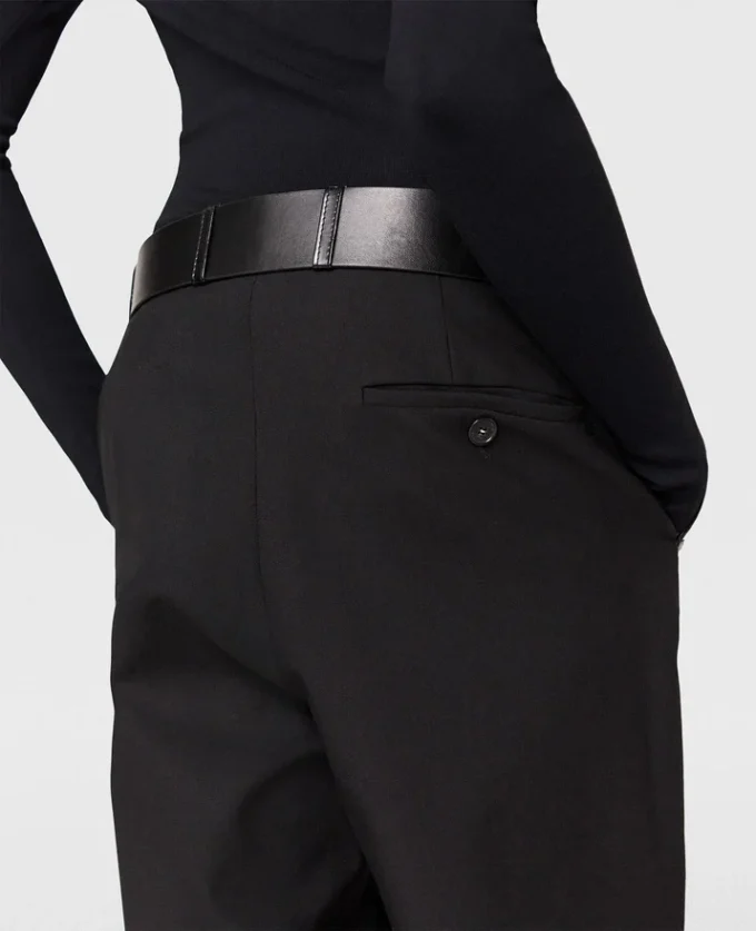 Crocodile-Embossed Straight-Leg Pants Crocodile-Embossed Straight-Leg Pants