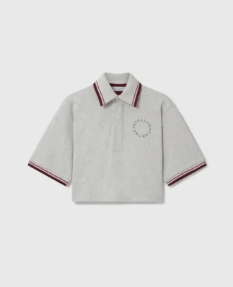 Cropped Short-Sleeve Rugby Shirt