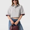 Cropped Short-Sleeve Rugby Shirt Cropped Short-Sleeve Rugby Shirt