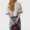Cropped Short-Sleeve Rugby Shirt Cropped Short-Sleeve Rugby Shirt