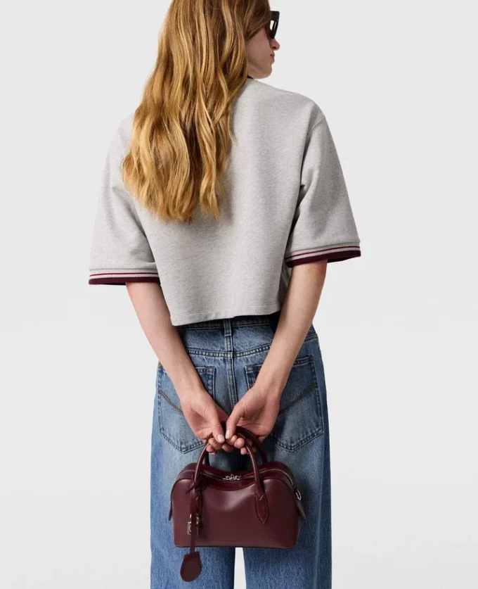 Cropped Short-Sleeve Rugby Shirt Cropped Short-Sleeve Rugby Shirt