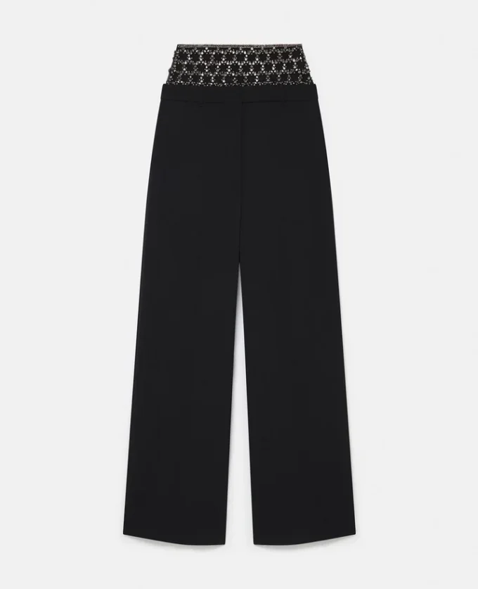 Crystal Cage Low-Rise Pants Crystal Cage Low-Rise Pants