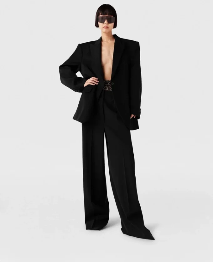 Crystal Cage Low-Rise Pants Crystal Cage Low-Rise Pants