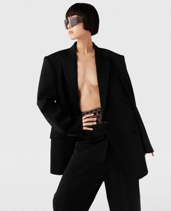 Crystal Cage Low-Rise Pants Crystal Cage Low-Rise Pants