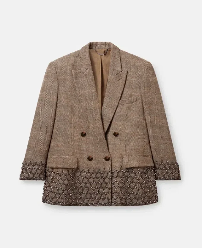 Crystal Cage Oversized Blazer Crystal Cage Oversized Blazer