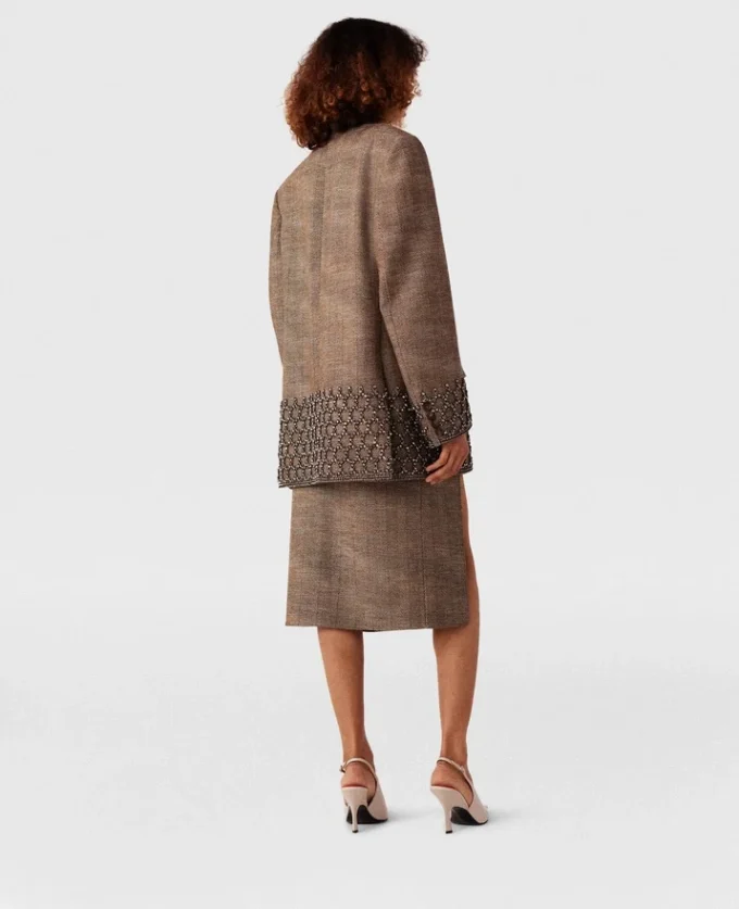 Crystal Cage Oversized Blazer Crystal Cage Oversized Blazer