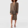 Crystal Cage Oversized Blazer Crystal Cage Oversized Blazer