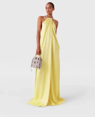 Crystal Chain Halterneck Dress