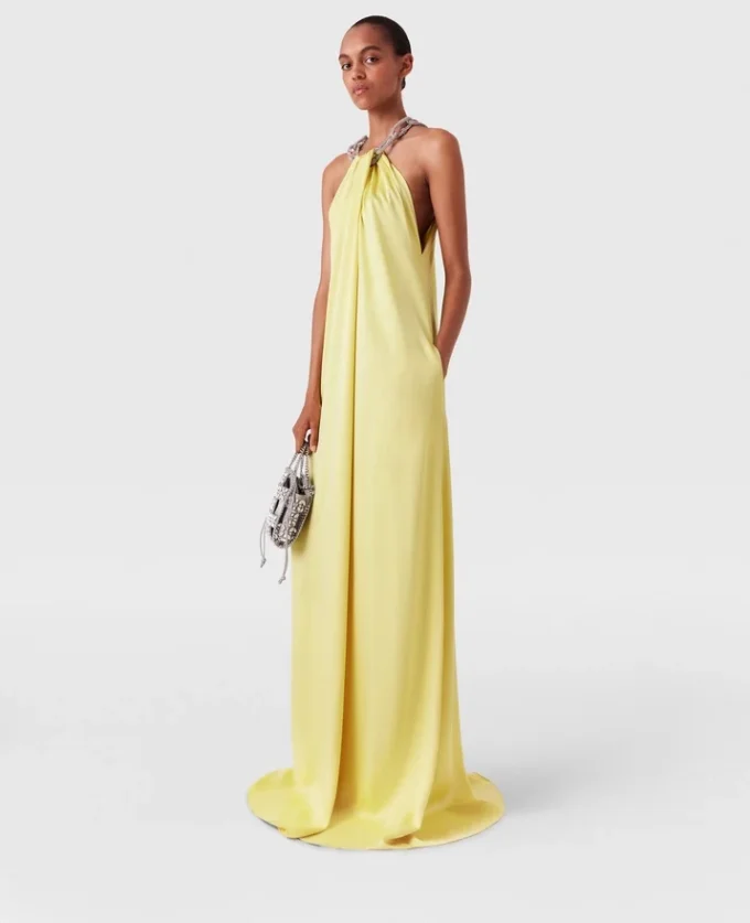Crystal Chain Halterneck Dress Crystal Chain Halterneck Dress