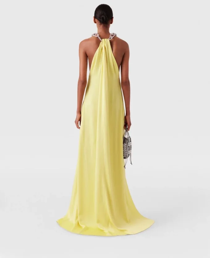 Crystal Chain Halterneck Dress Crystal Chain Halterneck Dress