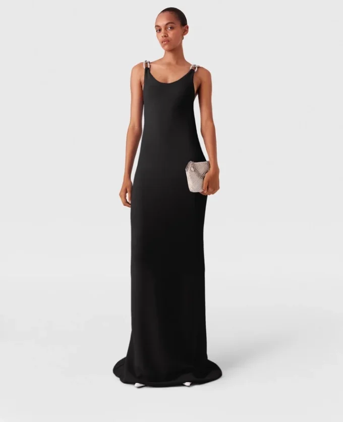 Crystal Chain Straps Dress Crystal Chain Straps Dress
