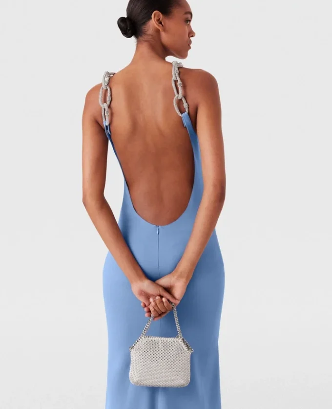 Crystal Chain Straps Dress Crystal Chain Straps Dress