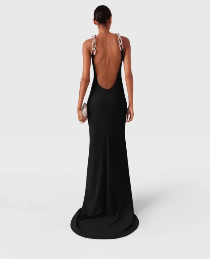 Crystal Chain Straps Dress Crystal Chain Straps Dress