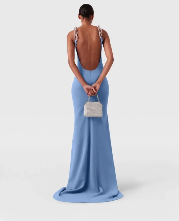 Crystal Chain Straps Dress Crystal Chain Straps Dress