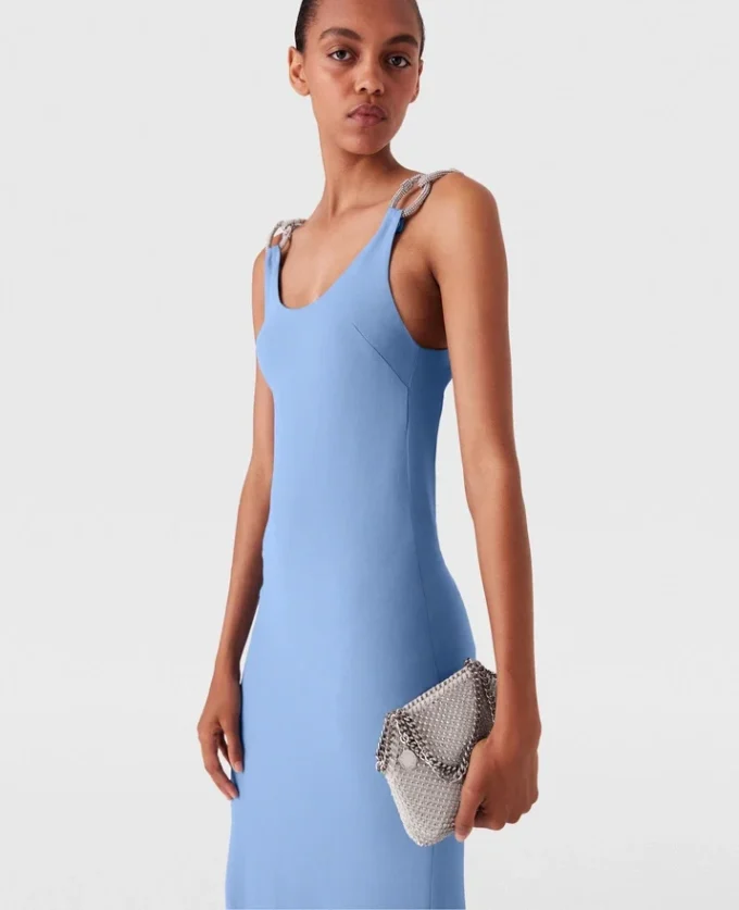 Crystal Chain Straps Dress Crystal Chain Straps Dress